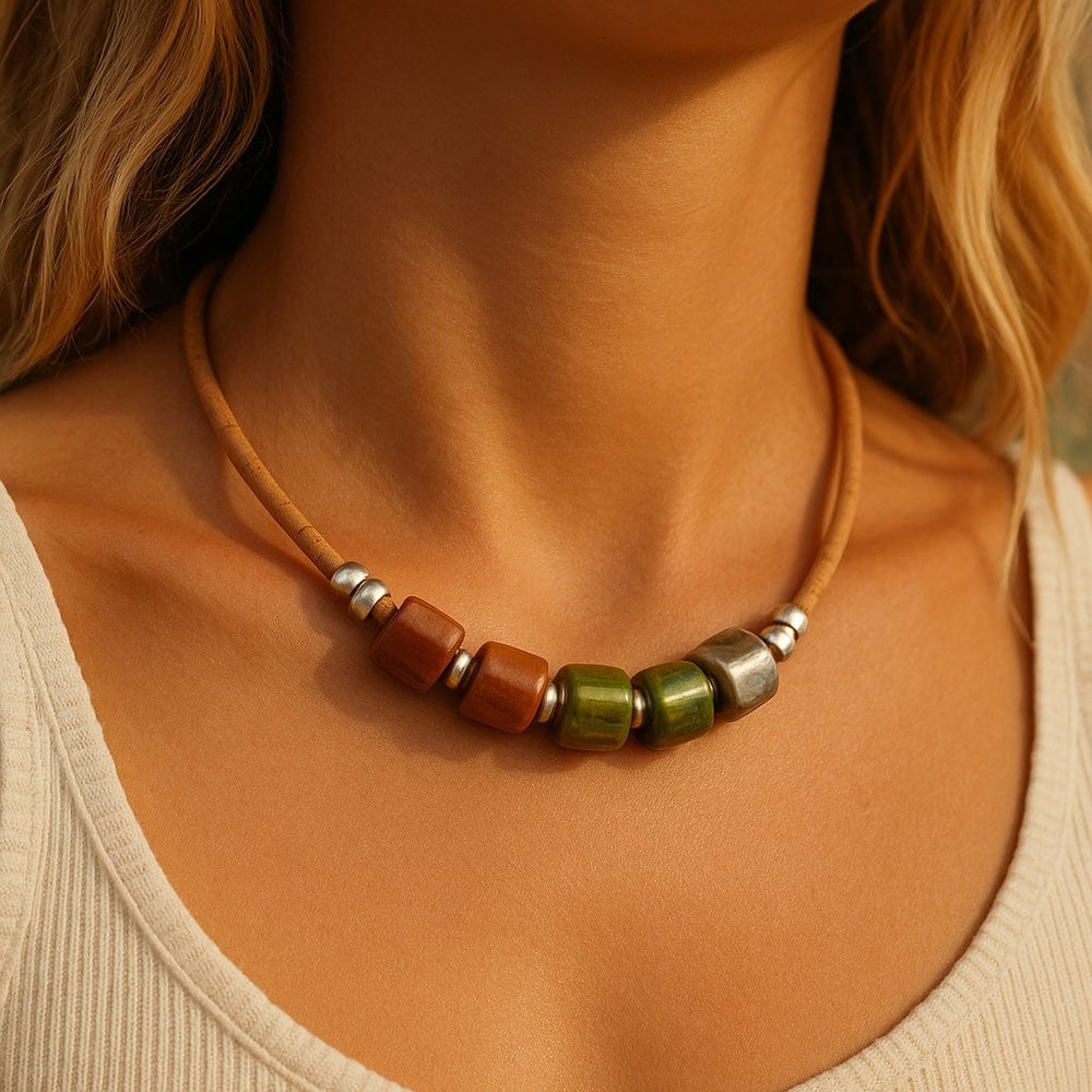 luisa-paix-o-collier-li-ge-perles-vert-52cm-fermoir-magn-tique image 2