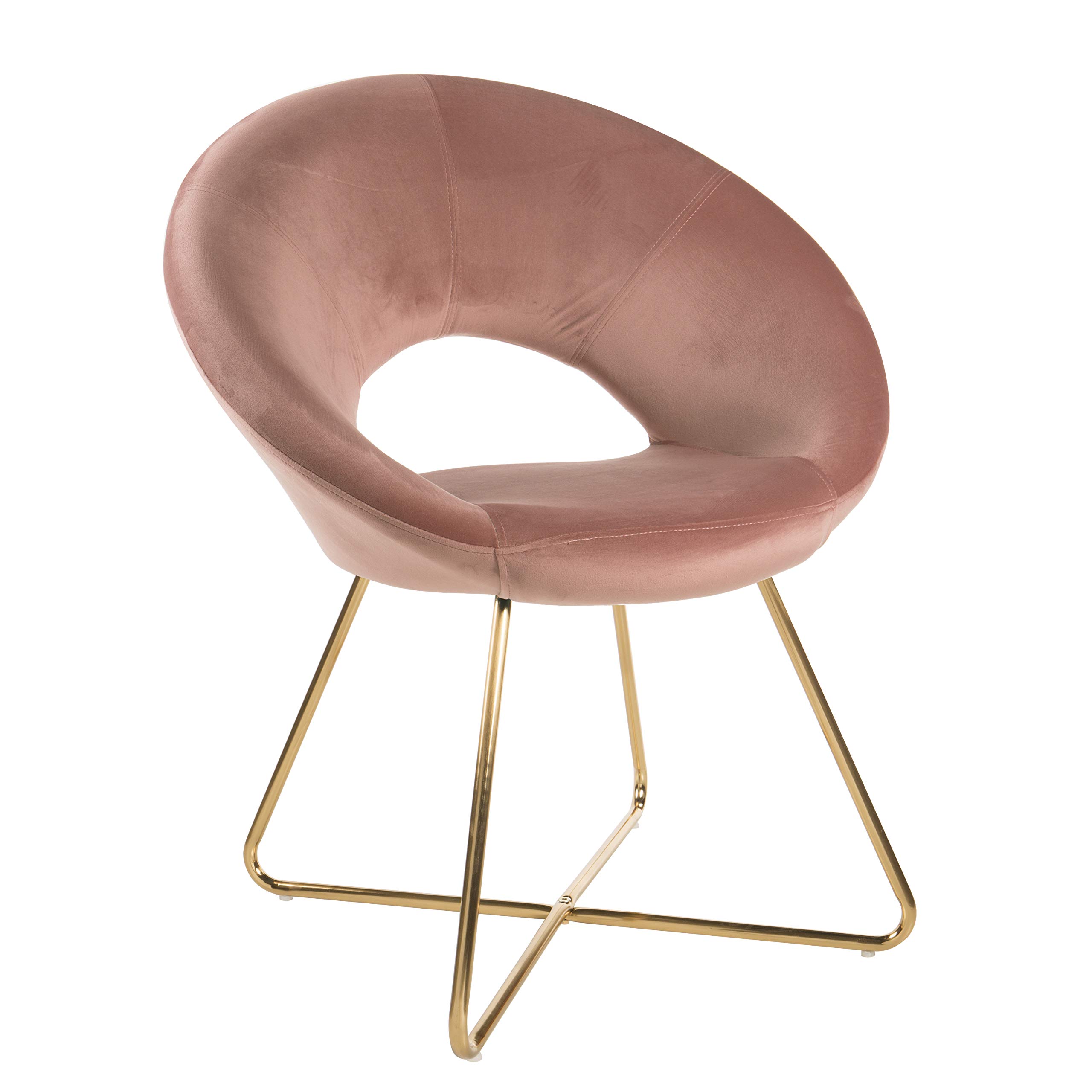 baroni-home-poltrone-fauteuil-velours-bleu-p-trole-pieds-or image 8