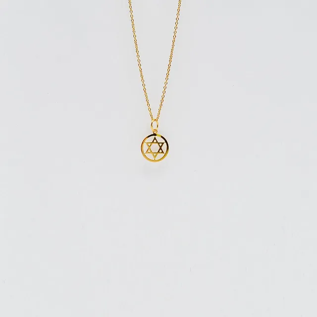 luisa-paix-o-estrela-de-david-charm-argent-dor-925 image 1