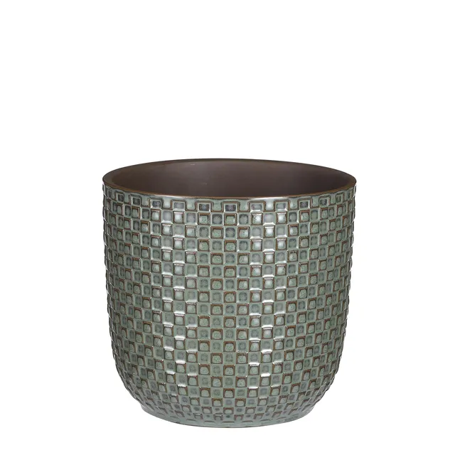 mica-decorations-daan-pot-rond-vert-h17-5-x-19-cm image 1