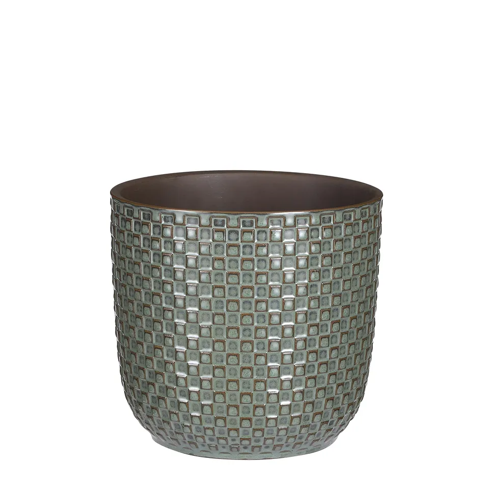 mica-decorations-daan-pot-rond-vert-h17-5-x-19-cm image 1
