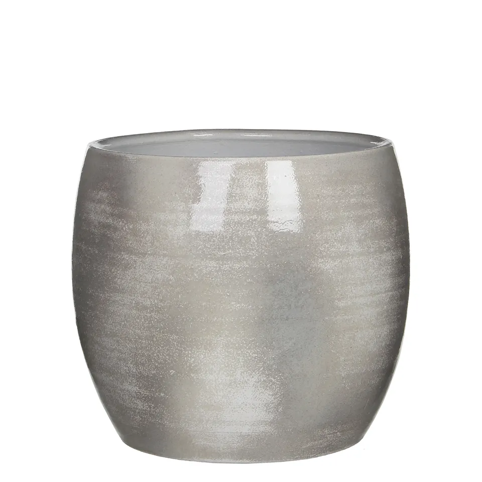 mica-lester-pot-fleur-gris-clair-h26-x-d28cm-terre-cuite image 1
