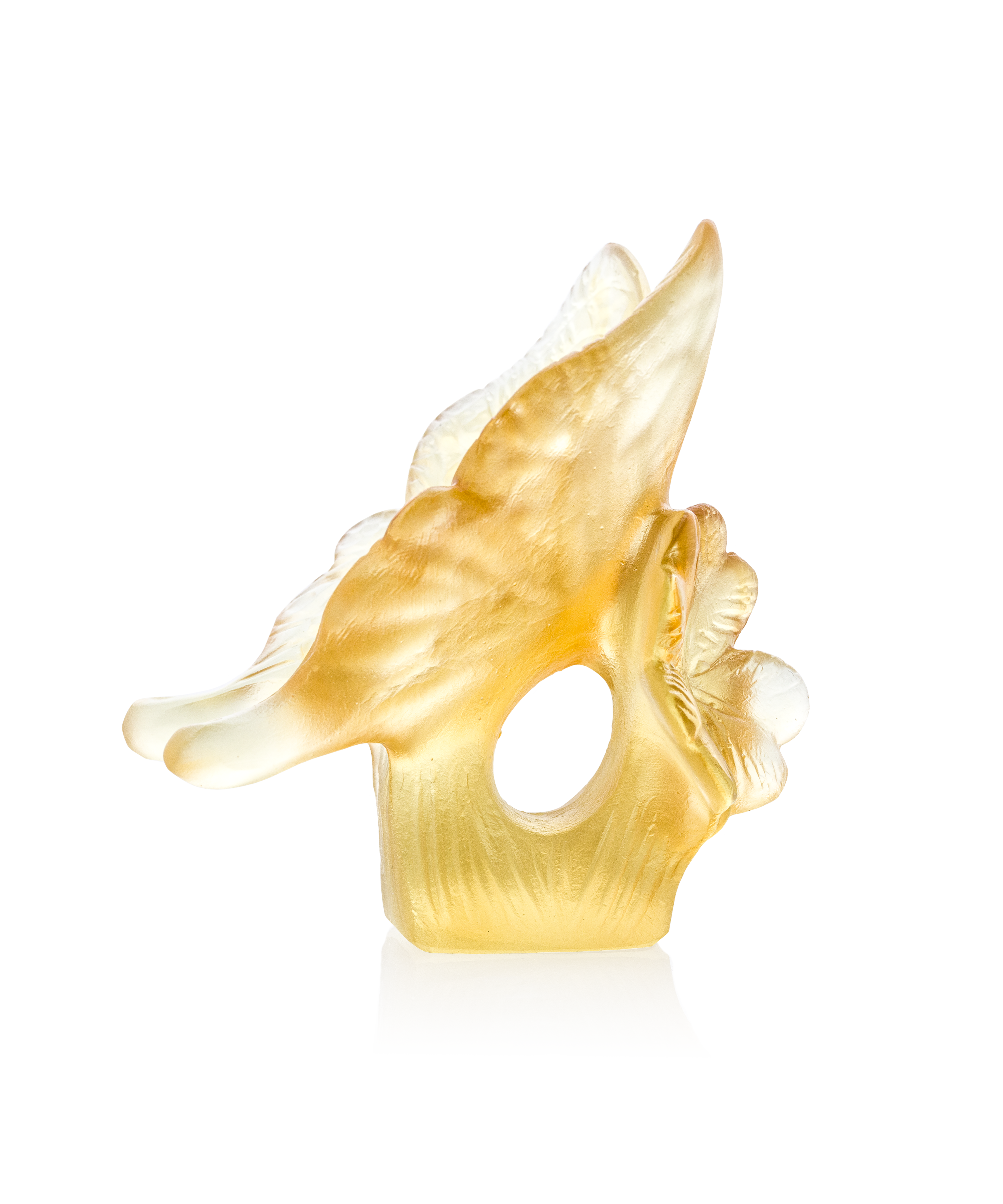 daum-univers-animalier-papillon-ambre-jaune-sculpture-p-te-de-verre image 4