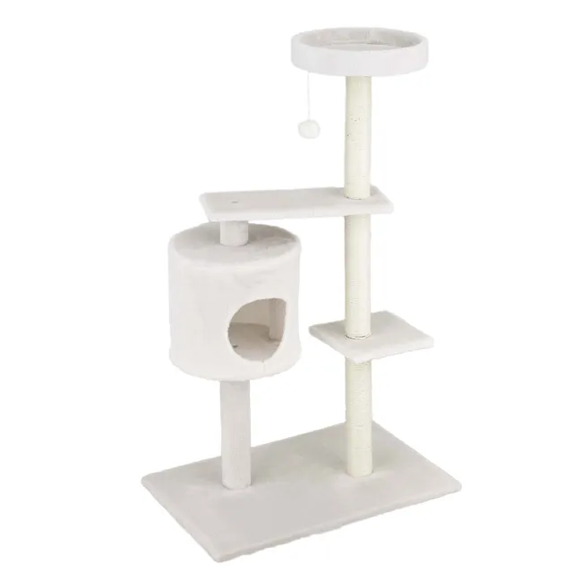 baroni-home-arbre-chat-cr-me-2-tages-niche-122-cm image 1