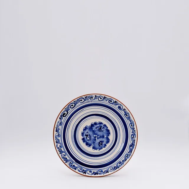 luisa-paix-o-vaisselle-portugaise-assiette-terre-cuite-15-cm-bleue image 1