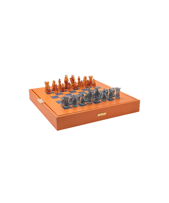 daum-d-coration-cristal-cavalcade-jeu-d-checs-50-ex-questre image 1