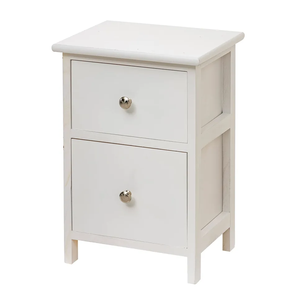 baroni-home-mobili-e-mobiletti-table-de-chevet-blanc-2-tiroirs-30x24x43-cm image 1