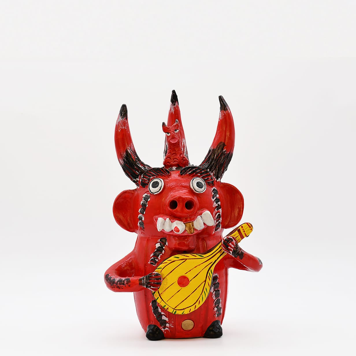 luisa-paix-o-diabo-com-guitarra-30cm-statuette-dent-dor-e image 1