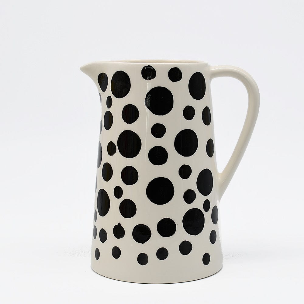luisa-paix-o-carafe-pois-c-ramique-noire-18cm image 1