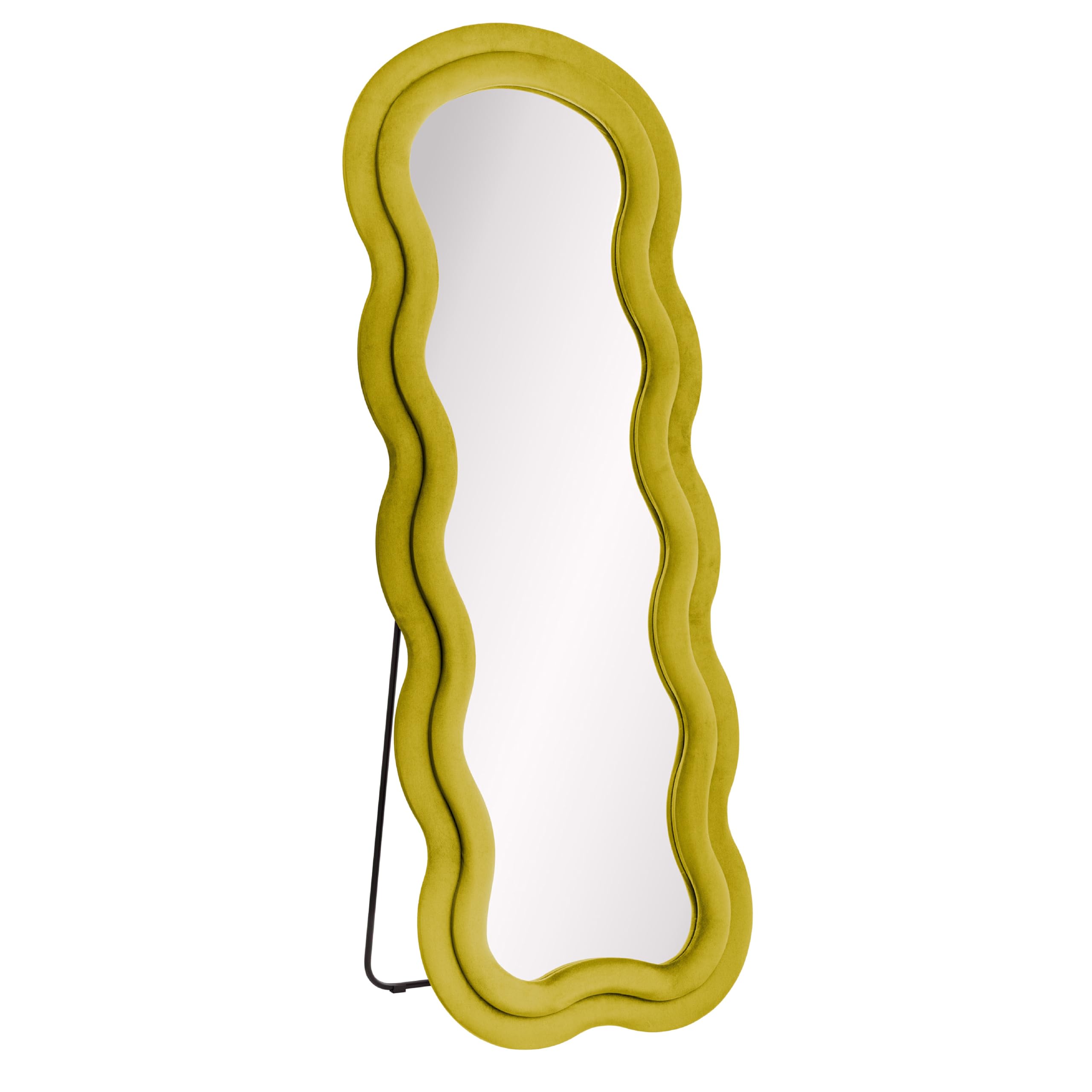 baroni-home-specchi-miroir-sur-pied-160x60-cm-velours-beige image 7