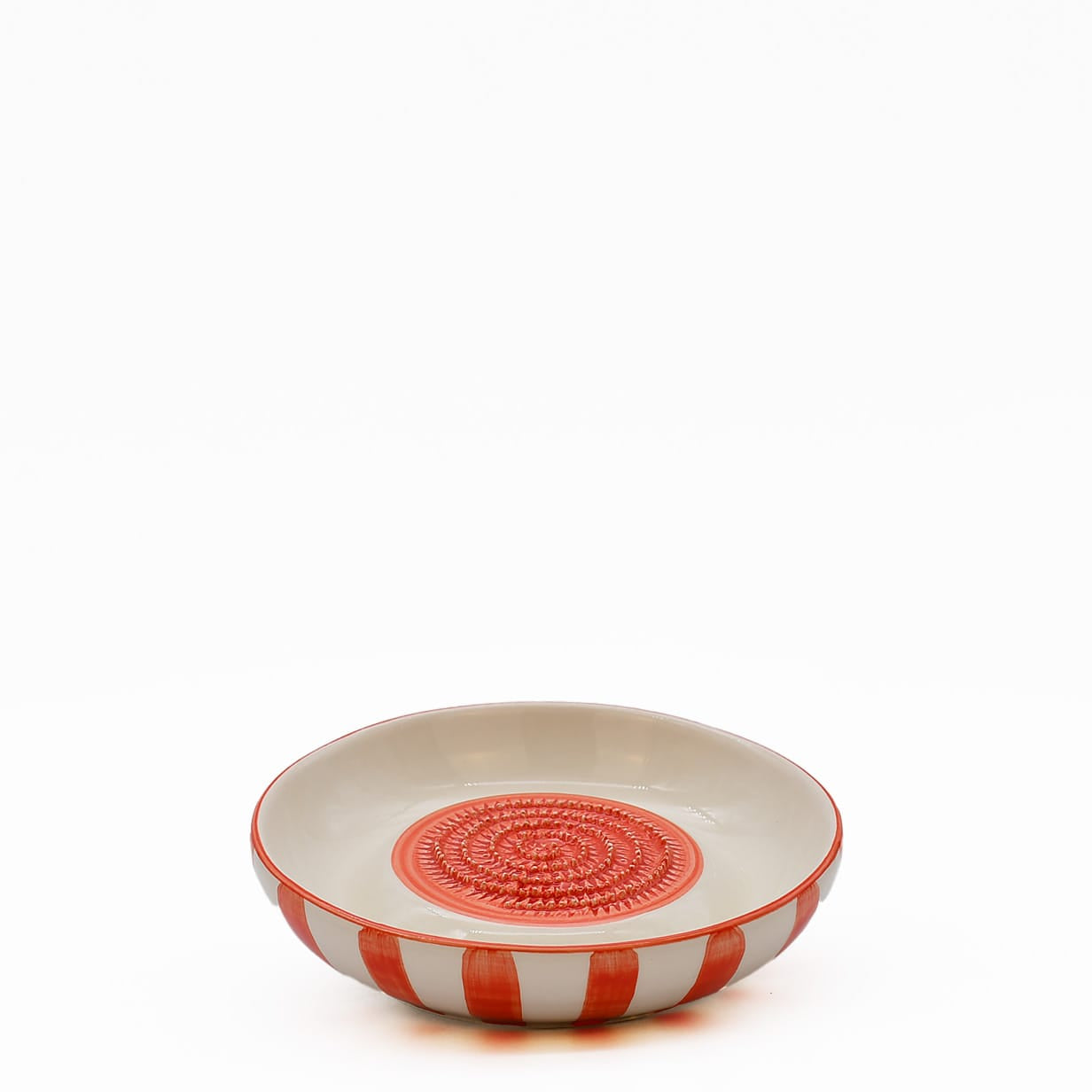 luisa-paix-o-costa-nova-mar-assiette-r-per-c-ramique-rouge-12-cm image 1