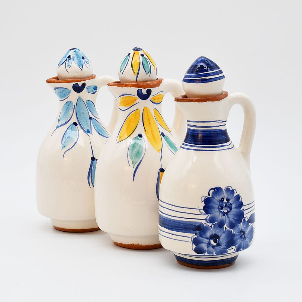 luisa-paix-o-vaisselle-portugaise-carafe-huile-terre-cuite-turquoise-250ml image 4