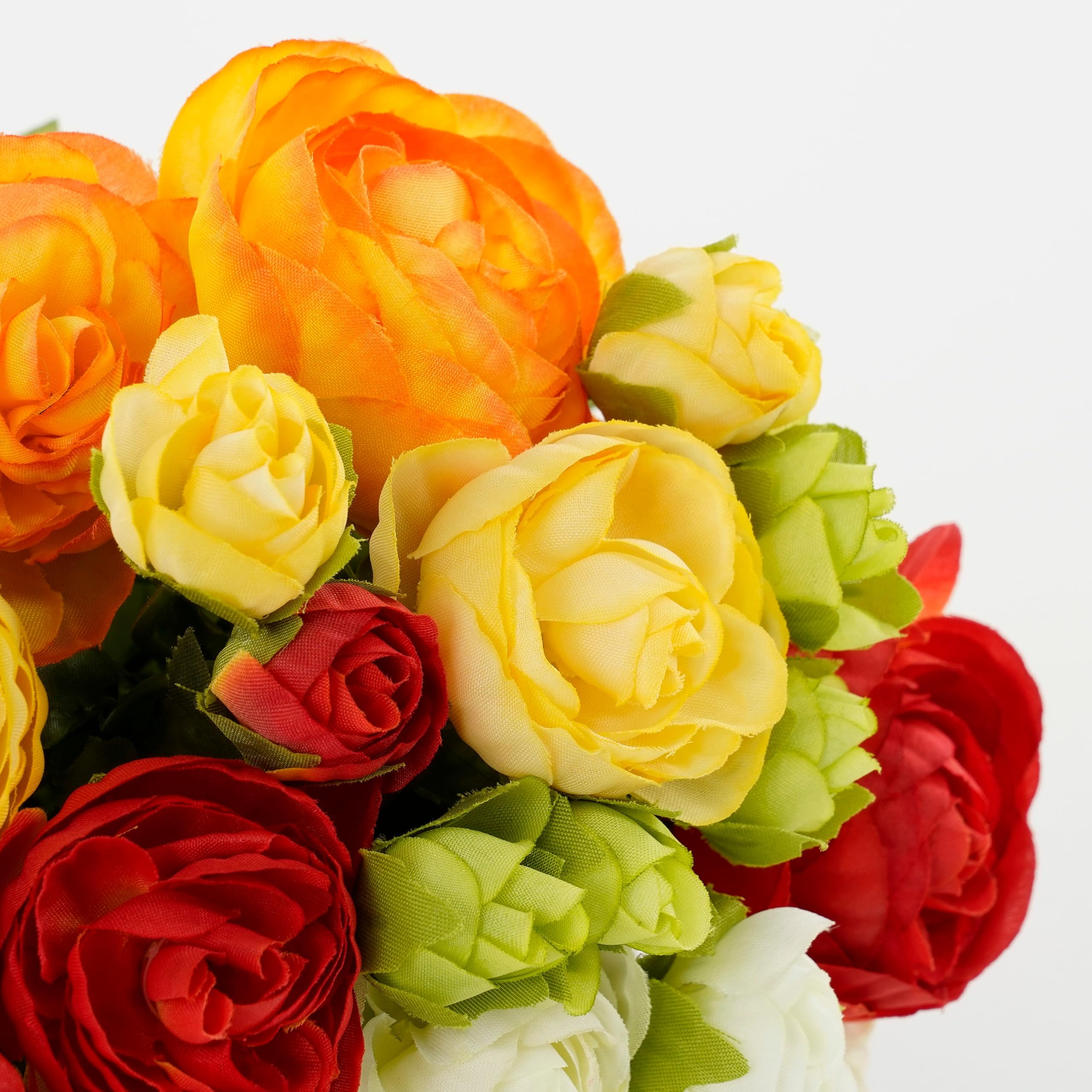 mica-decorations-renoncule-bouquet-fleurs-artificielles-orange-35-cm image 2