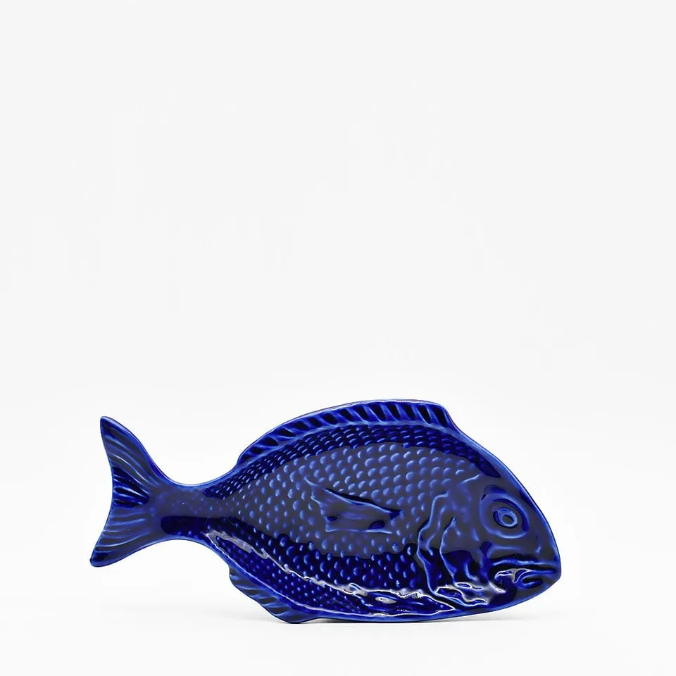 luisa-paix-o-plat-poisson-25cm-bleu-c-ramique-artisanale image 1