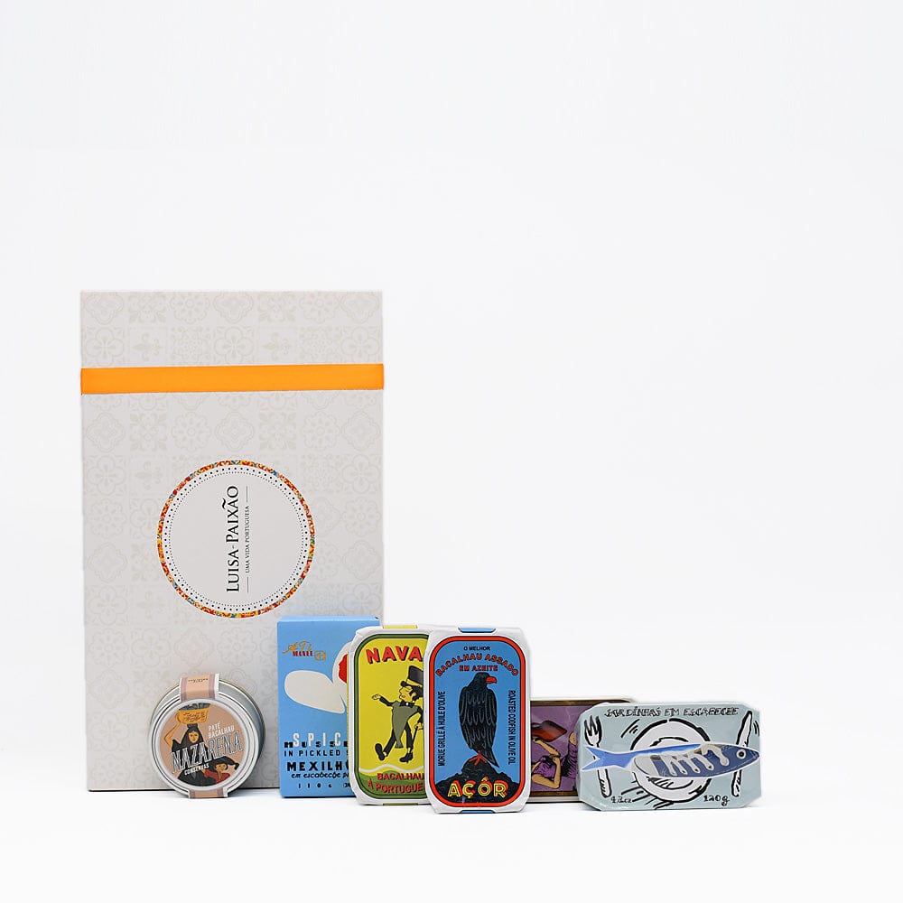 luisa-paix-o-conserves-portugaises-coffret-cadeau-6-bo-tes-ap-ritif image 1