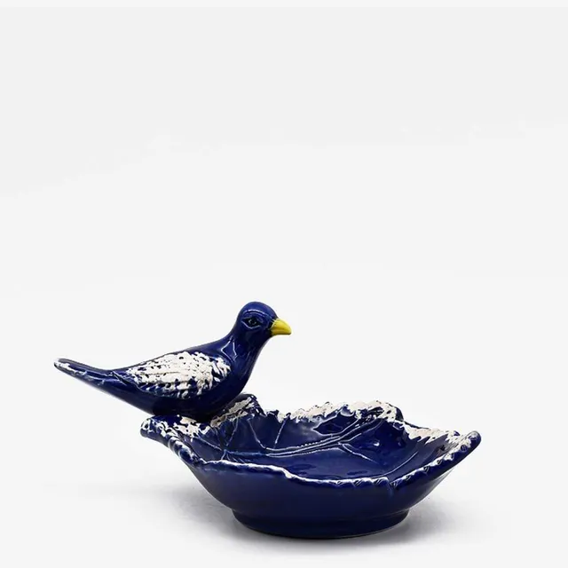 luisa-paix-o-p-ssaro-plat-c-ramique-bleue-19-cm-caldas image 1