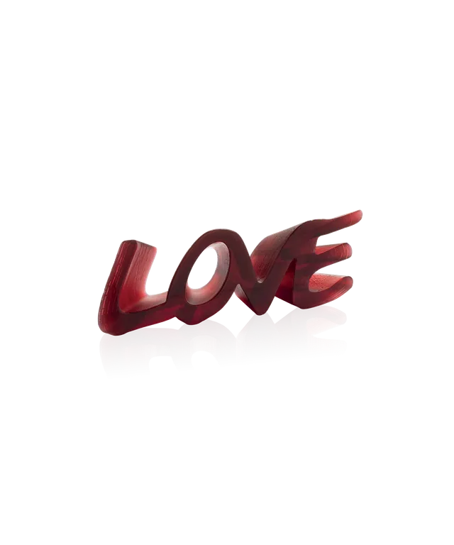 daum-true-love-objet-d-coration-cristal-rouge-amour image 1