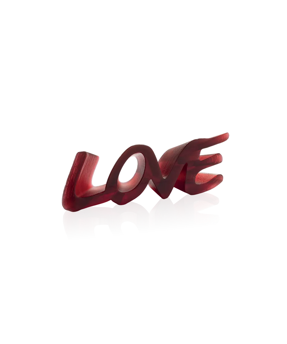 daum-true-love-objet-d-coration-cristal-rouge-amour image 1