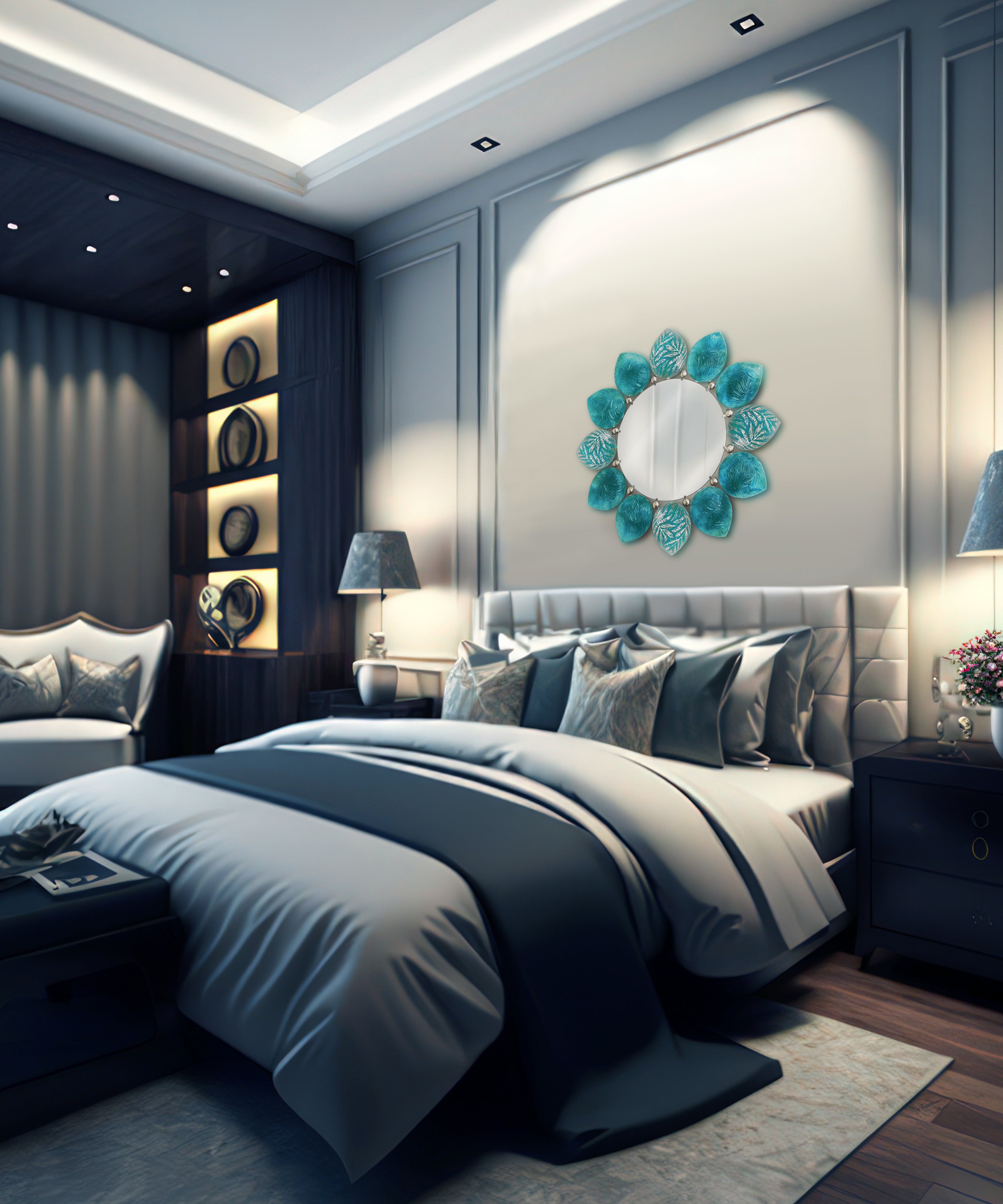 daum-m-lodie-miroir-turquoise-hurel-25-ex image 2