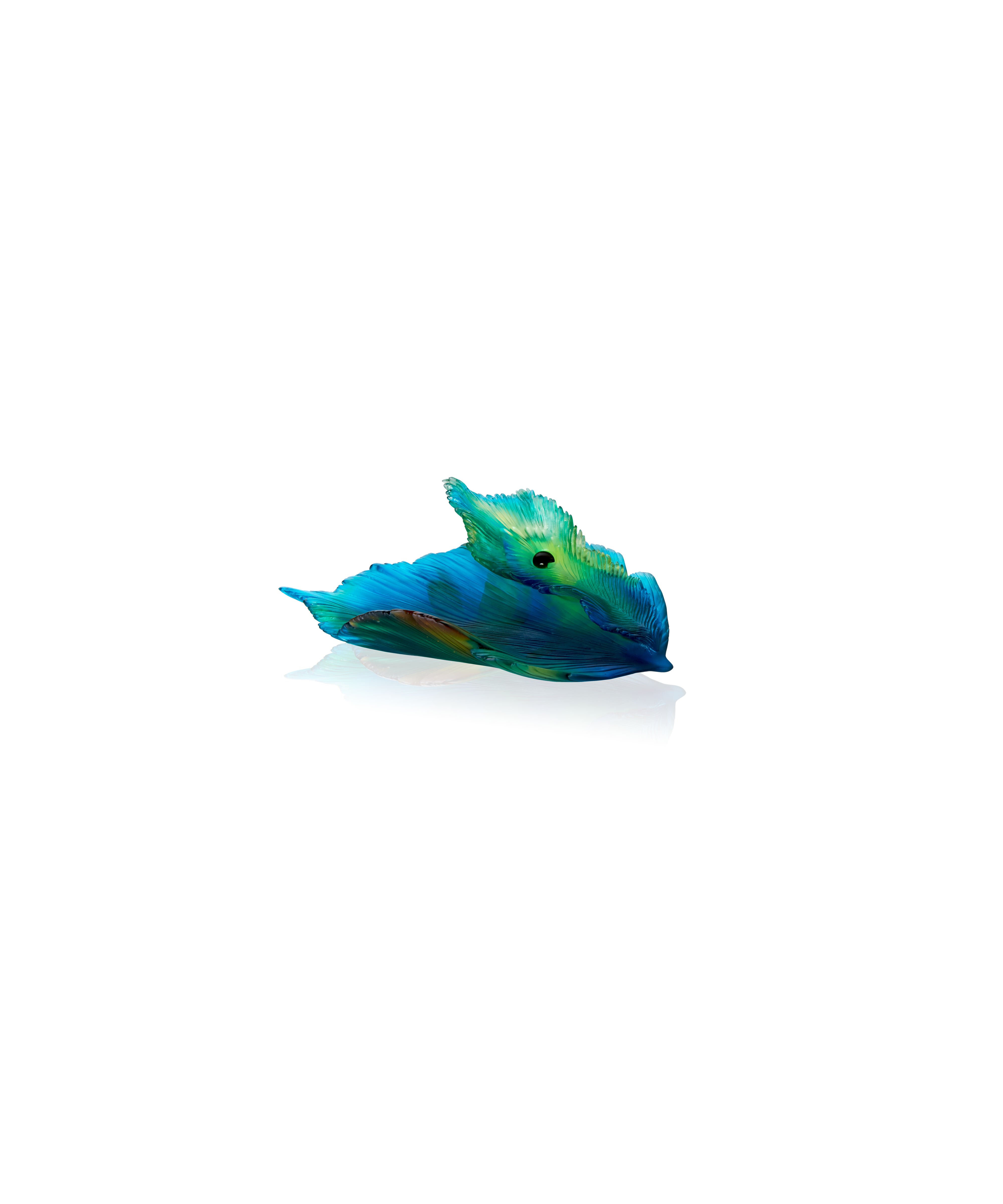 daum-univers-v-g-tal-fleur-de-paon-coupe-moyen-mod-le-cristal image 1