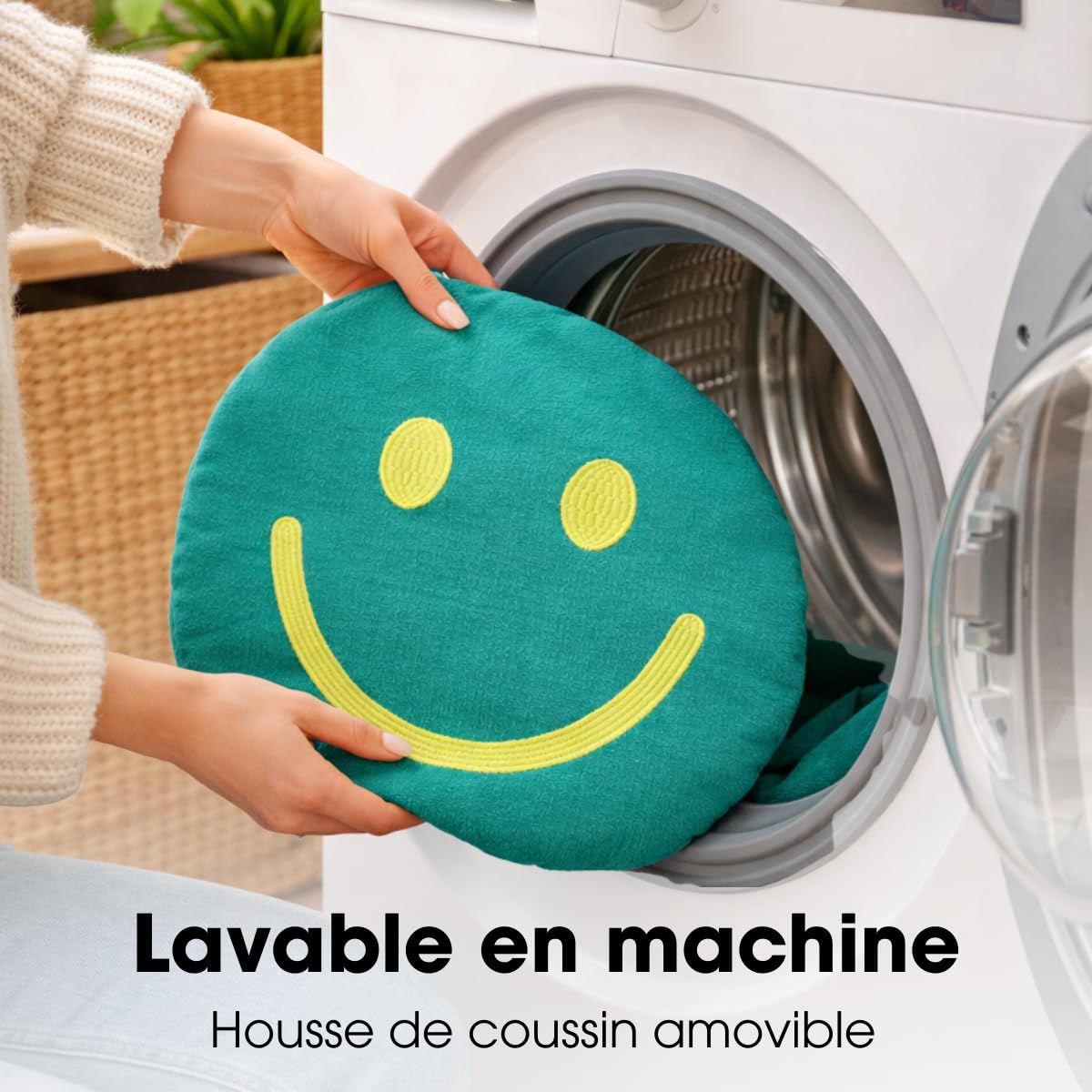 mica-decorations-smiley-coussin-d-coratif-vert-45cm image 6