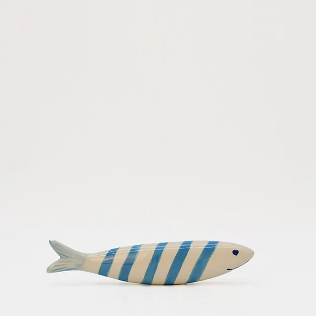 luisa-paix-o-sardine-souriante-en-c-ramique-turquoise-19-cm image 1