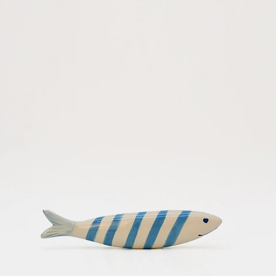 luisa-paix-o-sardine-souriante-en-c-ramique-turquoise-19-cm image 1