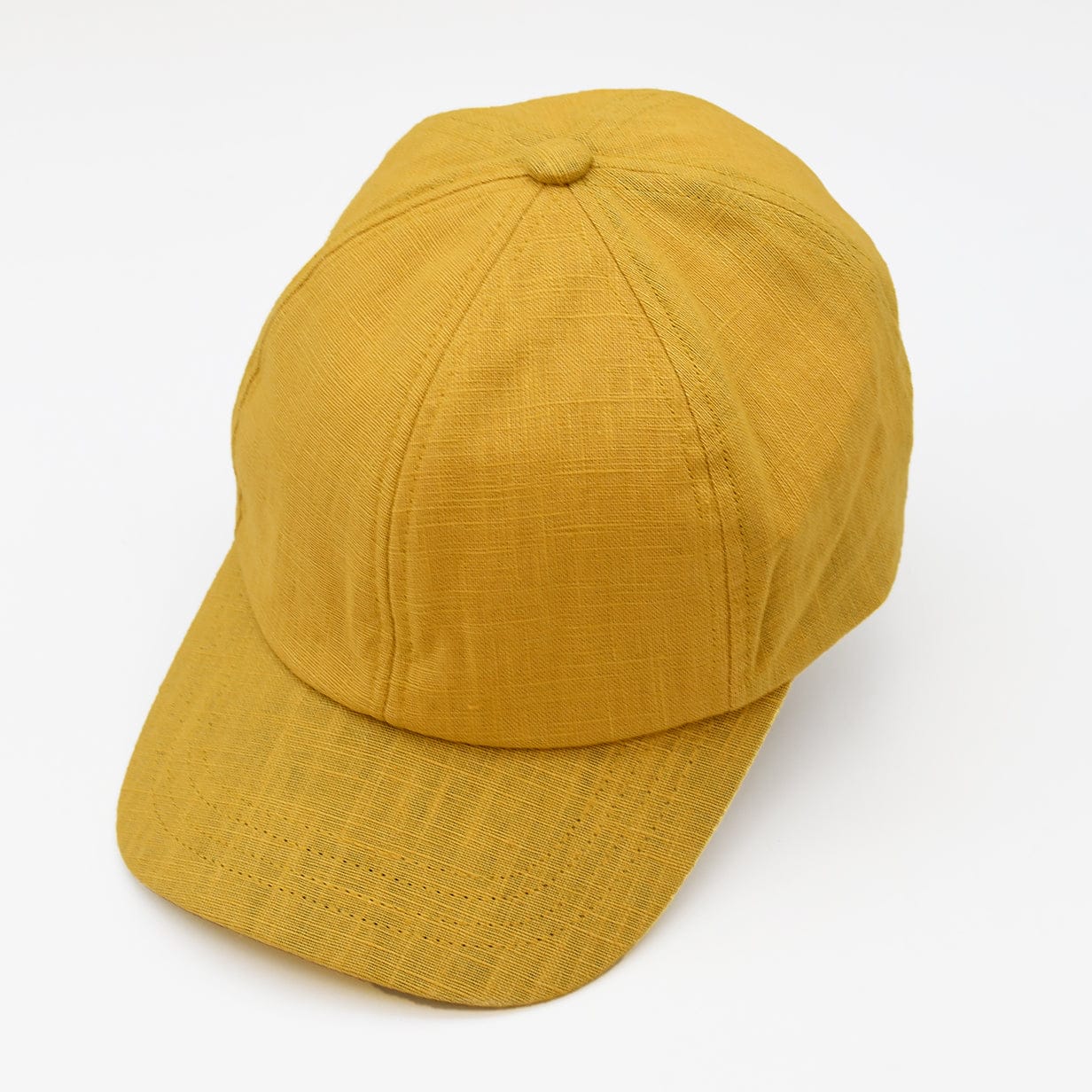 luisa-paix-o-accessoires-casquette-en-lin-ochre-55-61-cm image 4