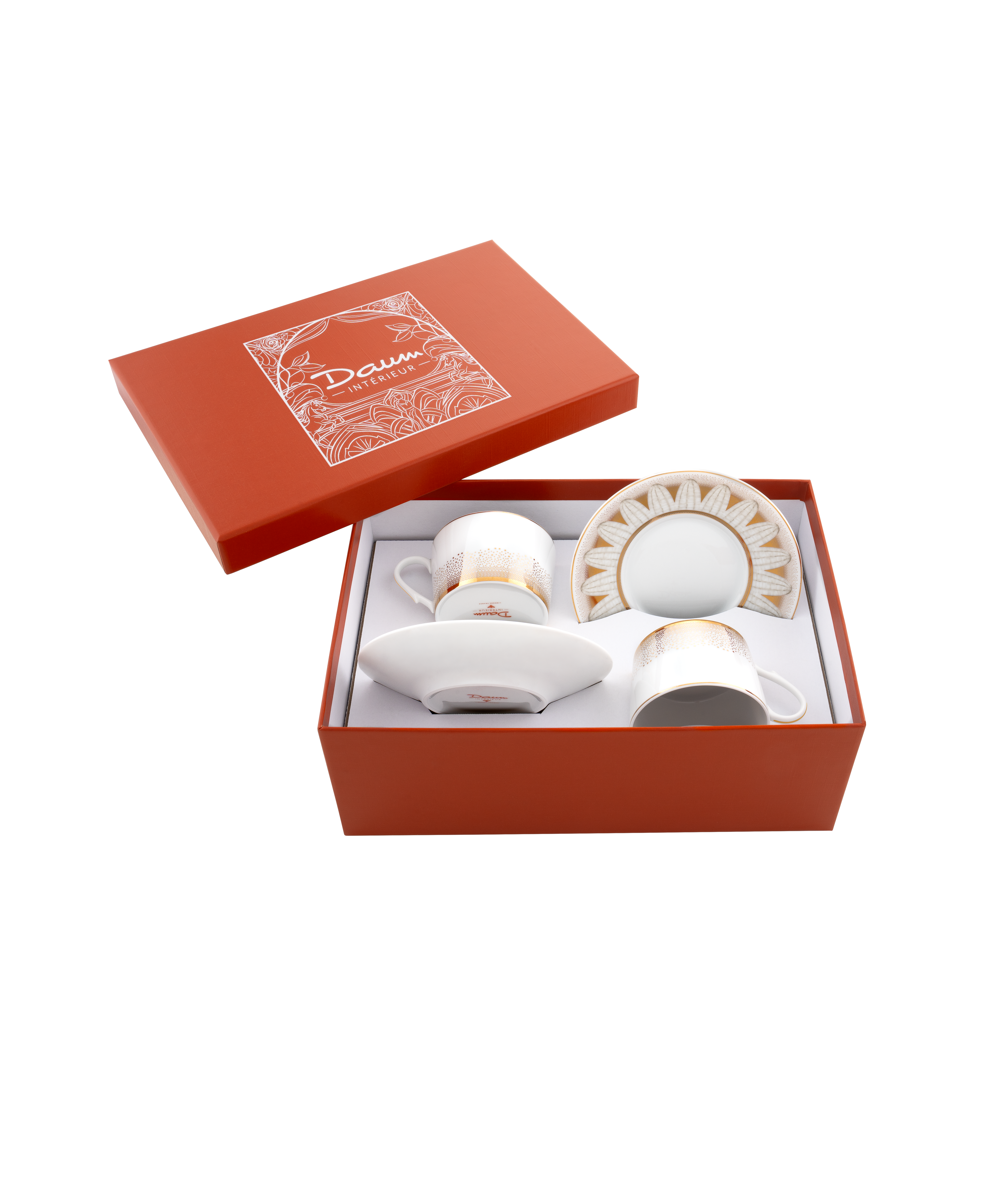daum-art-de-la-table-or-d-abeille-2-tasses-th-porcelaine image 3