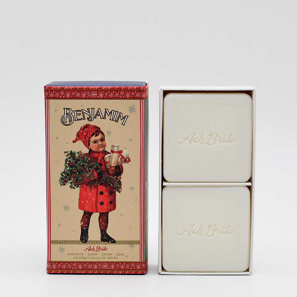 luisa-paix-o-benjamim-coffret-savon-2x100g-pin-olive image 1