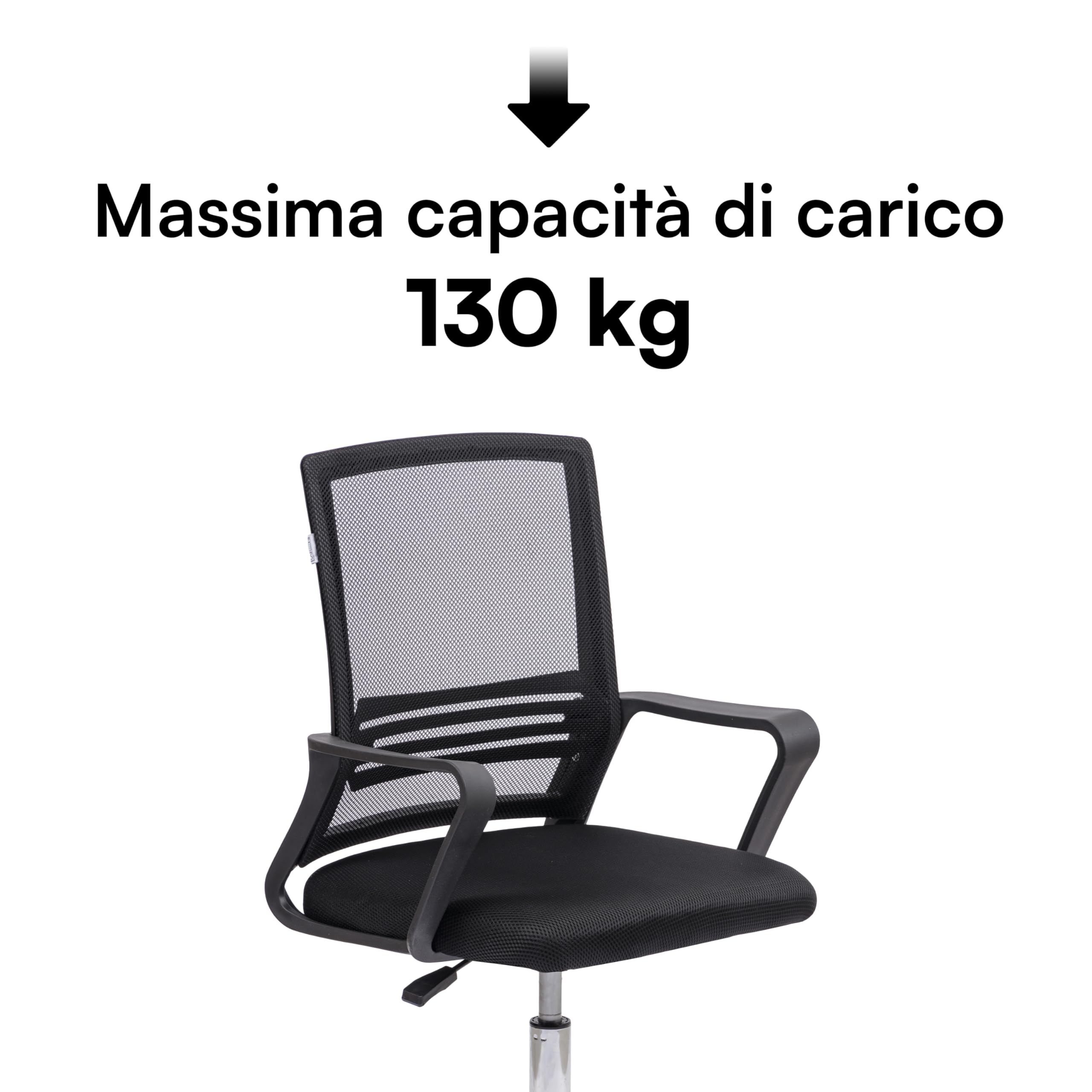 baroni-home-sedie-chaise-de-bureau-version-classique-noire image 4