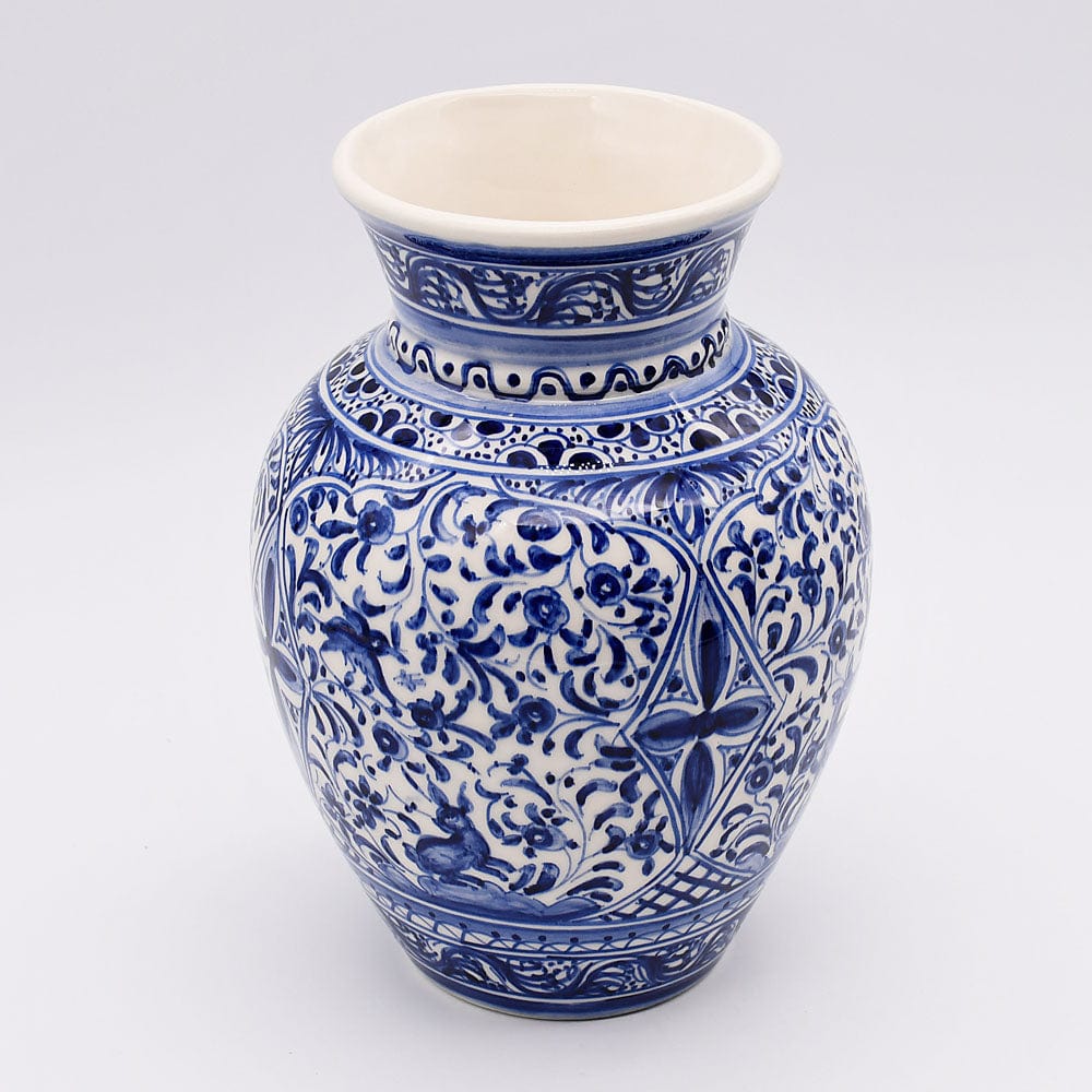 luisa-paix-o-vase-c-ramique-coimbra-bleu-22-cm-pi-ce-unique image 5
