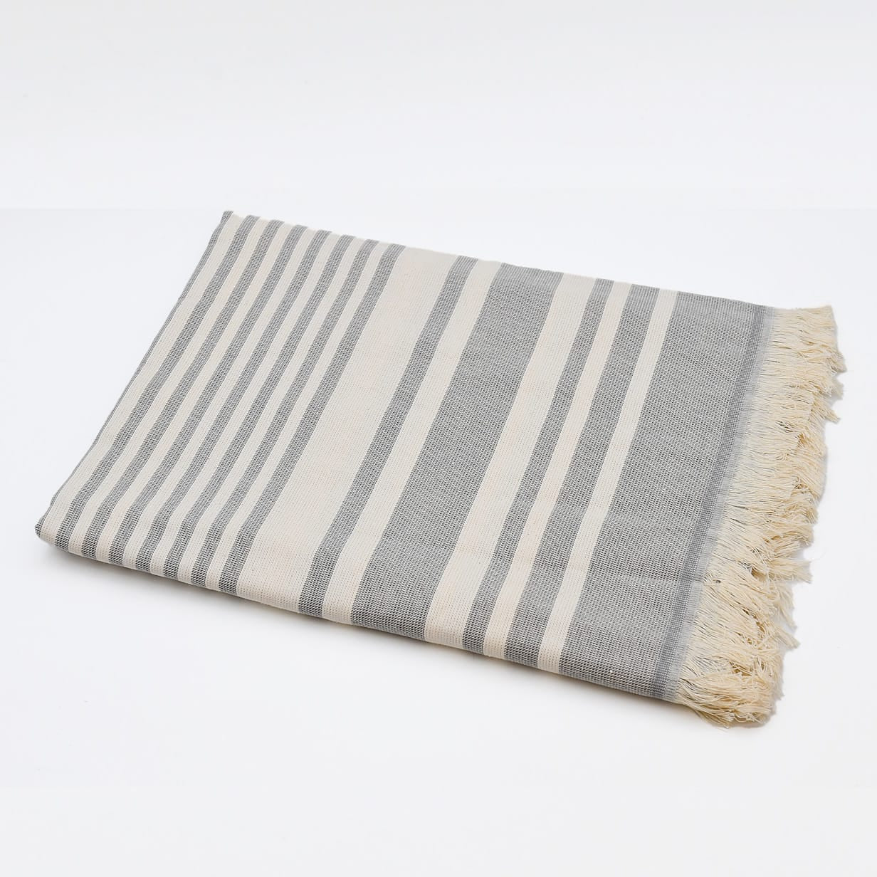 luisa-paix-o-drap-de-plage-coton-gris-180x100-cm image 3