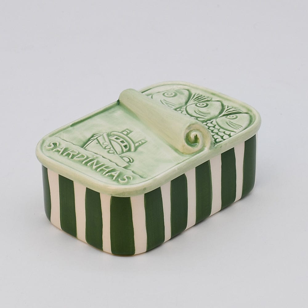 luisa-paix-o-vaisselle-portugaise-bo-te-sardines-c-ramique-vert image 3