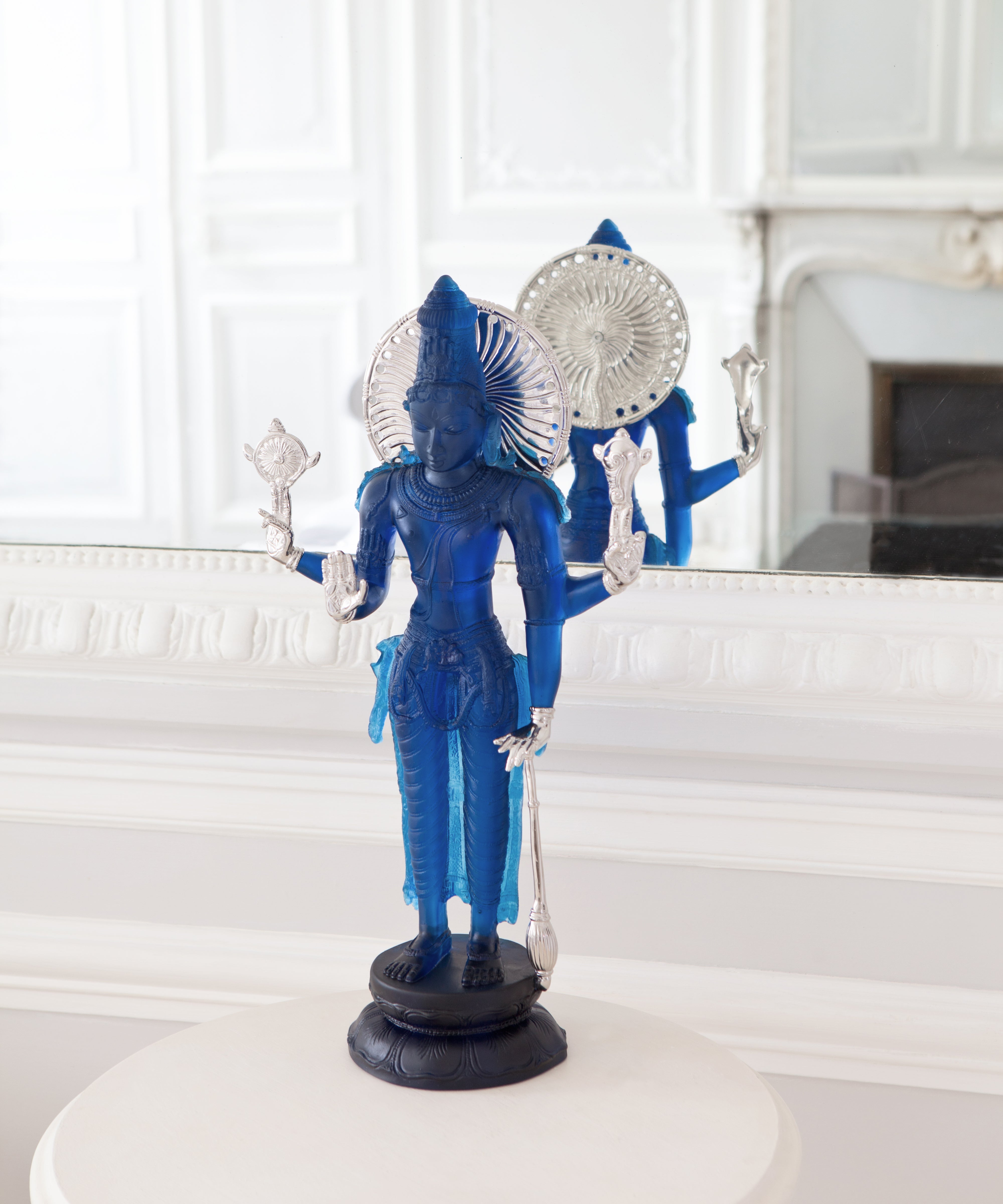 daum-art-cristal-vishnu-xl-88ex-sculpture-divinit image 2