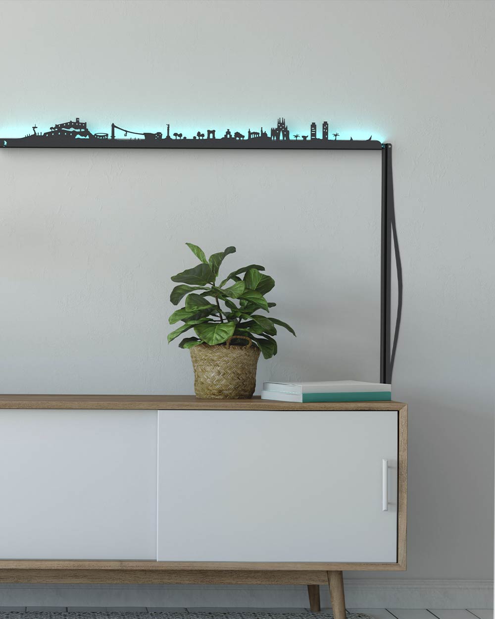 je-suis-art-cache-c-ble-accessoire-mural-m-tal-skyline image 2