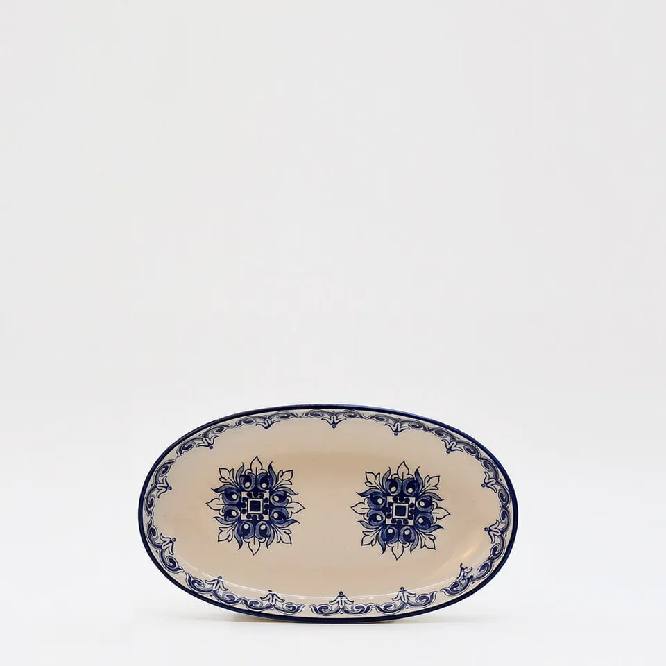 luisa-paix-o-vaisselle-plat-ovale-bras-o-c-ramique-19-cm-bleu image 1