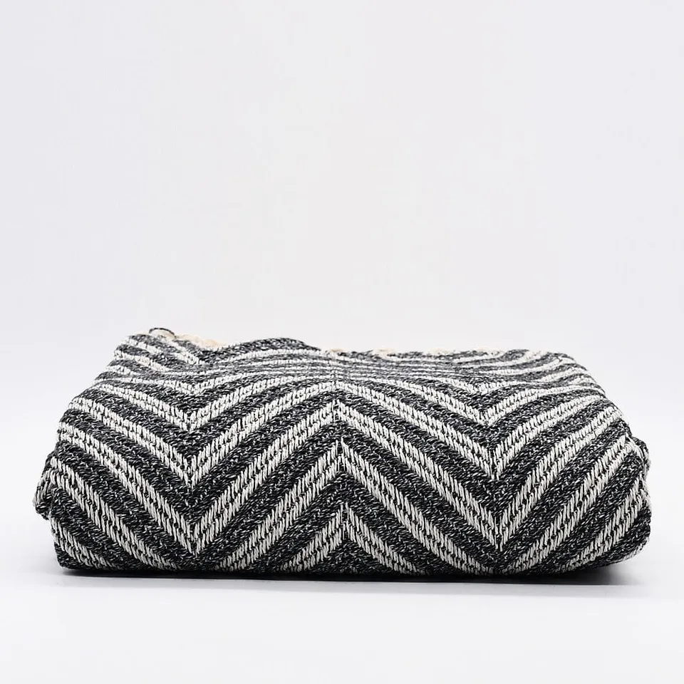 luisa-paix-o-espiga-plaid-coton-gris-200x135cm image 1