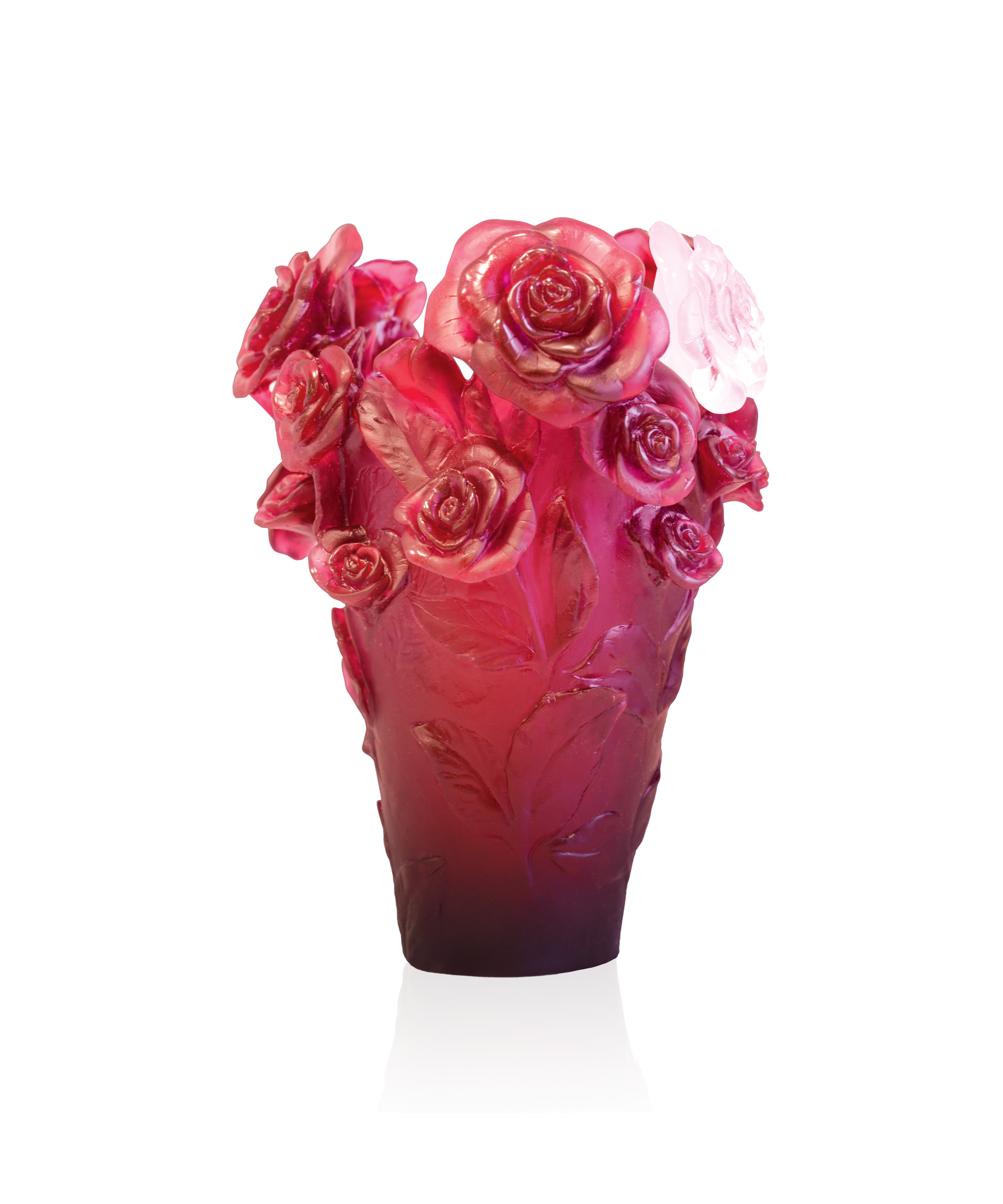 daum-univers-v-g-tal-rose-passion-vase-rouge-cristal-fleur image 3