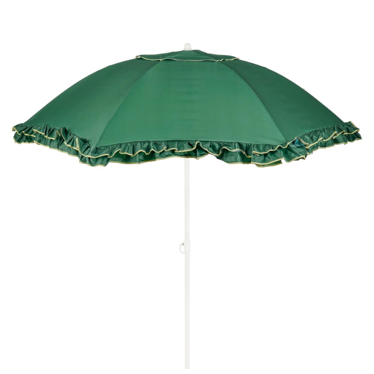 mica-decorations-parasol-inclinable-volants-vert-238x195-cm image 1