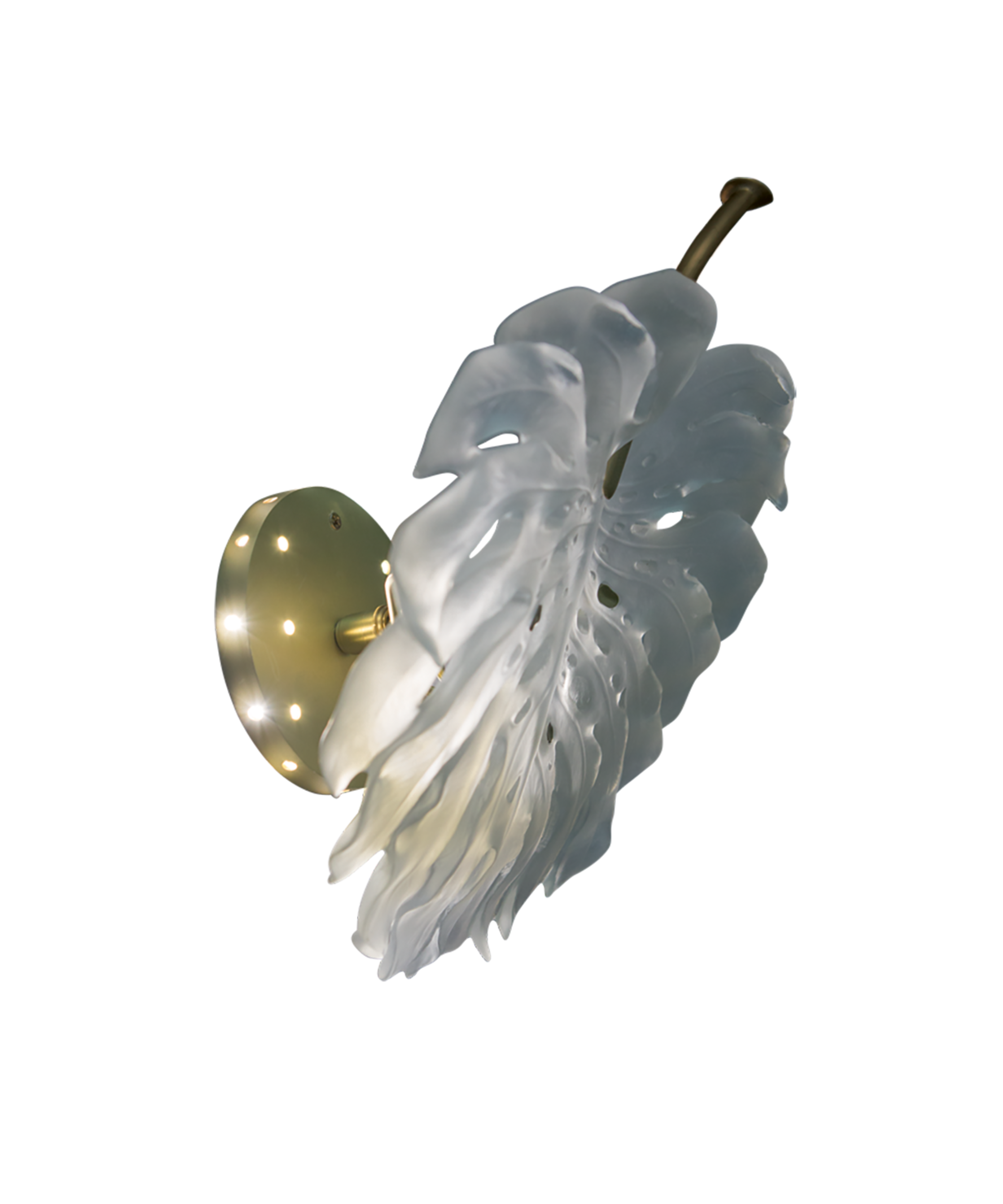 daum-univers-v-g-tal-monstera-applique-petit-mod-le-blanche image 1