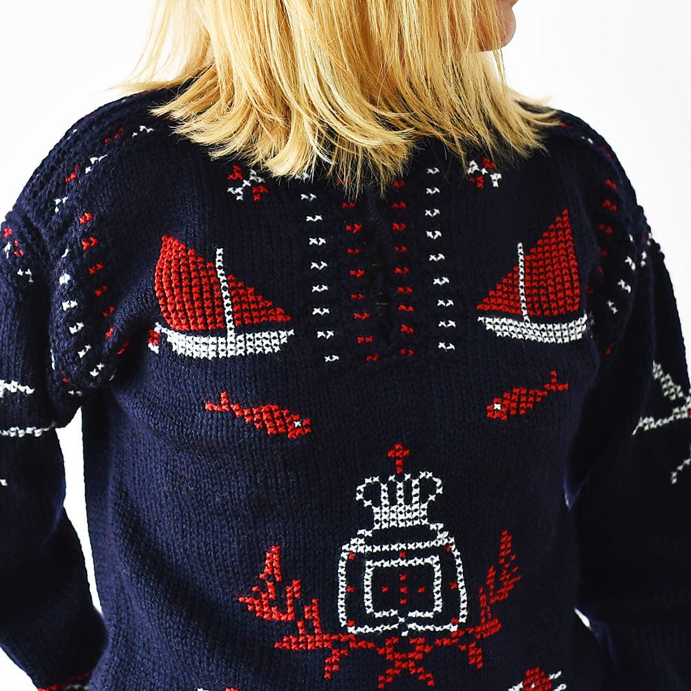 luisa-paix-o-poveira-pull-laine-bleu-h-f-fait-main image 3