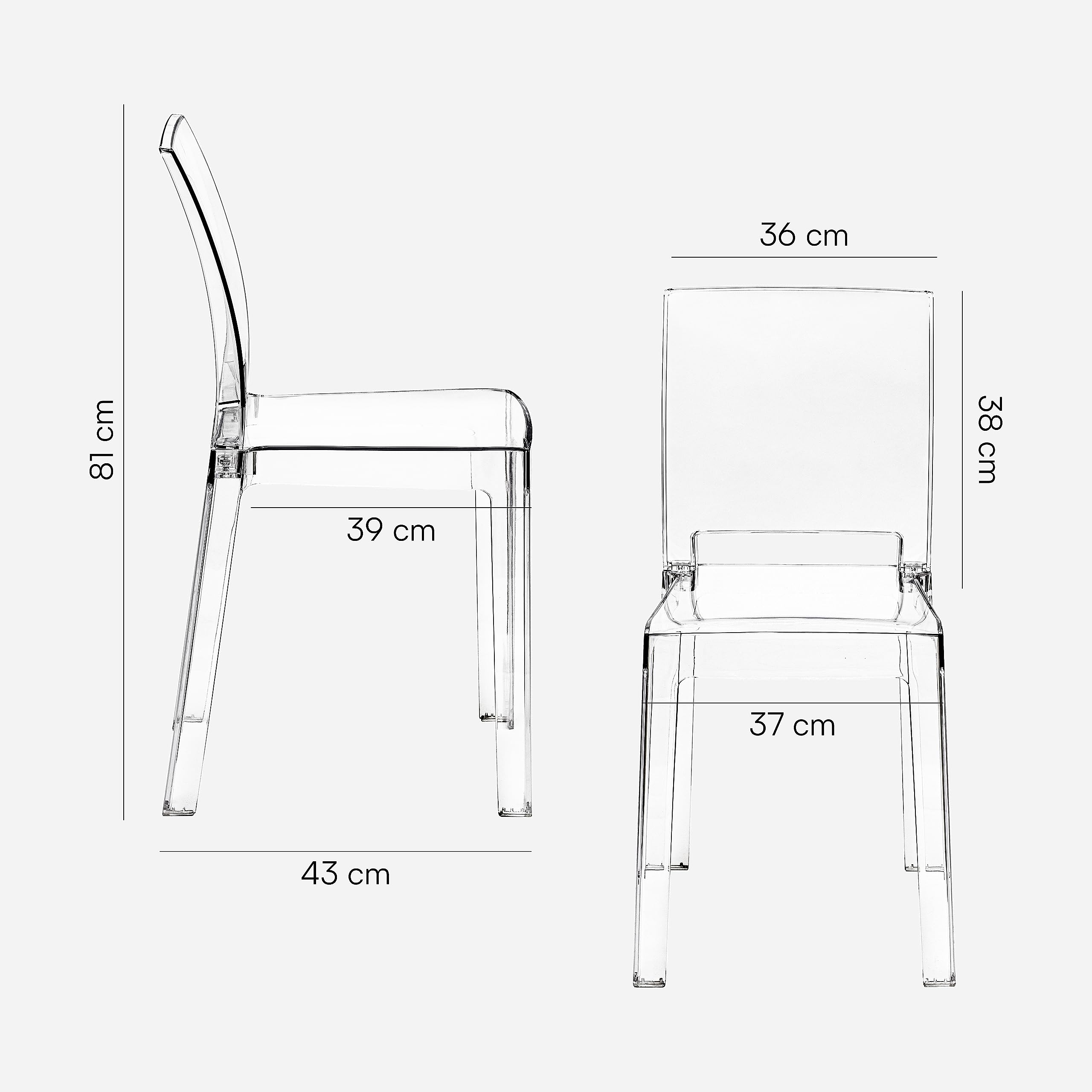baroni-home-sedie-lot-4-chaises-transparentes-polycarbonate-36x81 image 3