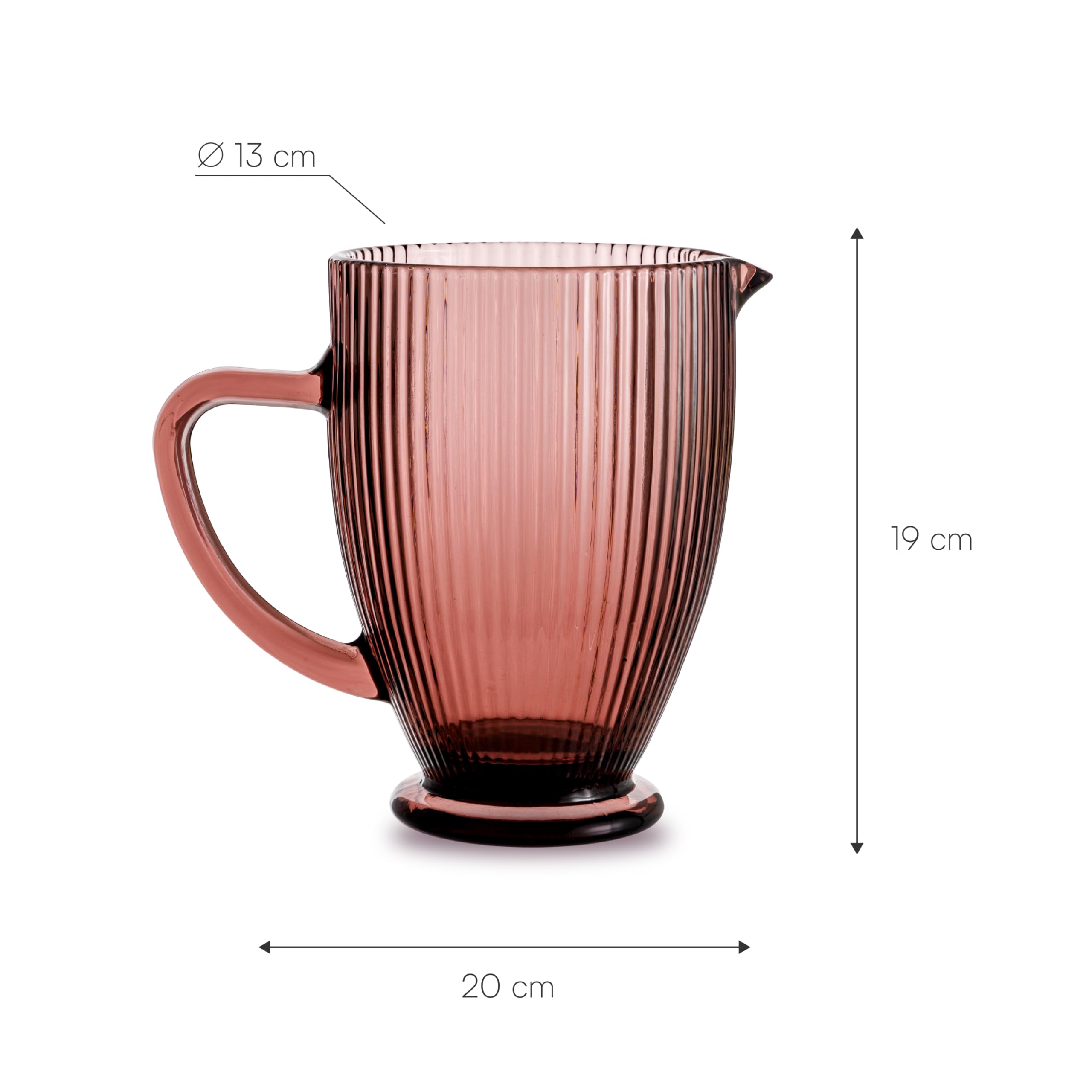 baroni-cucina-carafe-verre-rose-1l-anti-goutte image 4