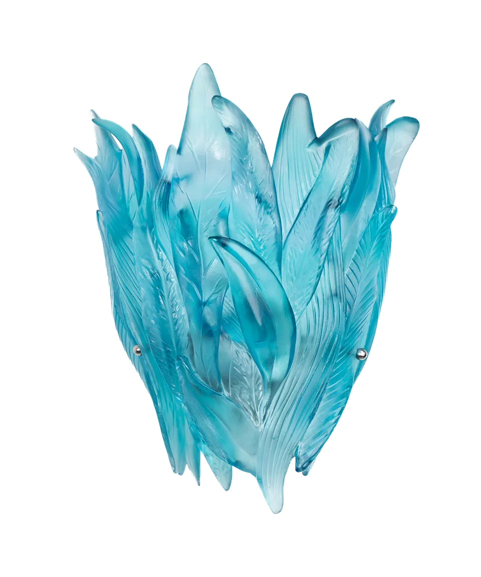 daum-v-g-tale-applique-murale-turquoise-cristal image 1