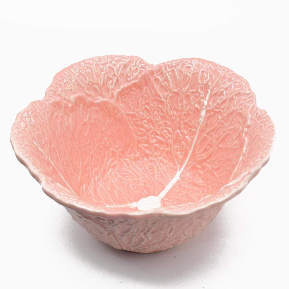 luisa-paixao-saladier-ceramique-chou-rose-27cm-caldas image 2