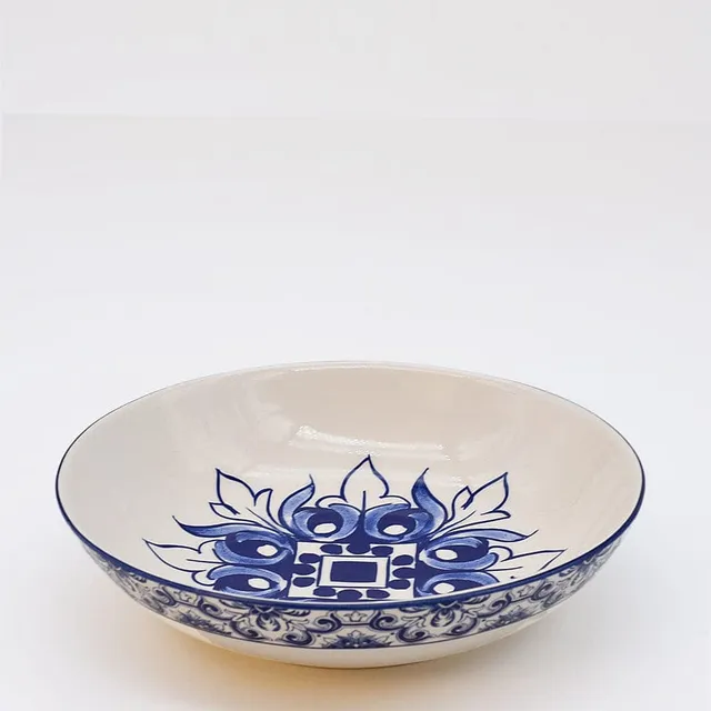 luisa-paix-o-bras-o-saladier-c-ramique-bleu-25cm image 1
