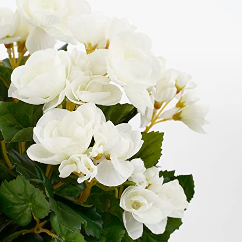 mica-decorations-b-gonia-artificiel-blanc-37-cm-pot image 6