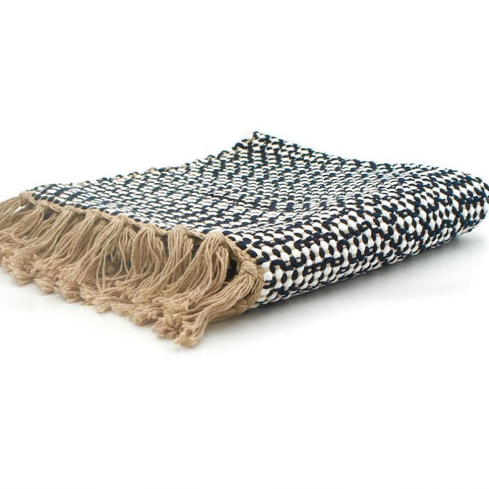 luisa-paix-o-tapis-coton-noir-beige-140x70 image 3