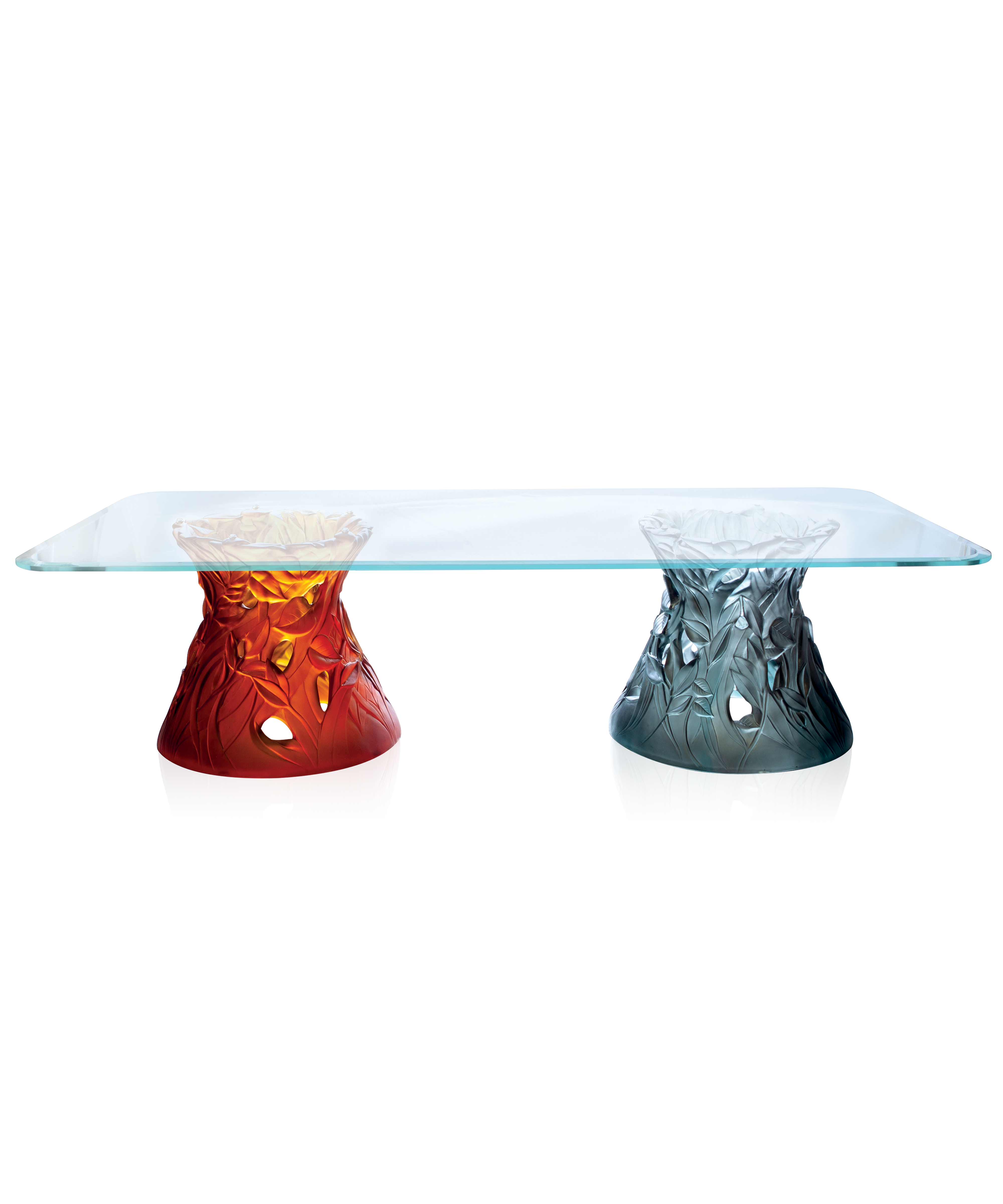 daum-v-g-tale-table-basse-gm-cristal-ambre-et-bleu-gris image 1